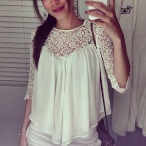 Zara lace blouse